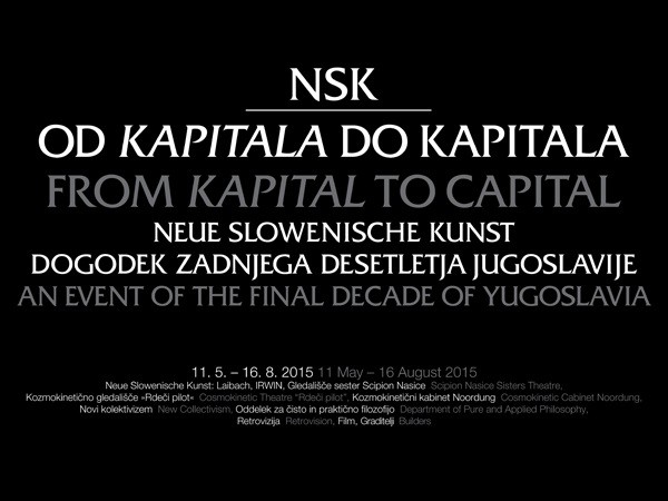 NSK od Kapitala do kapitala – otvoritev razstave z bogatim spremljevalnim programom