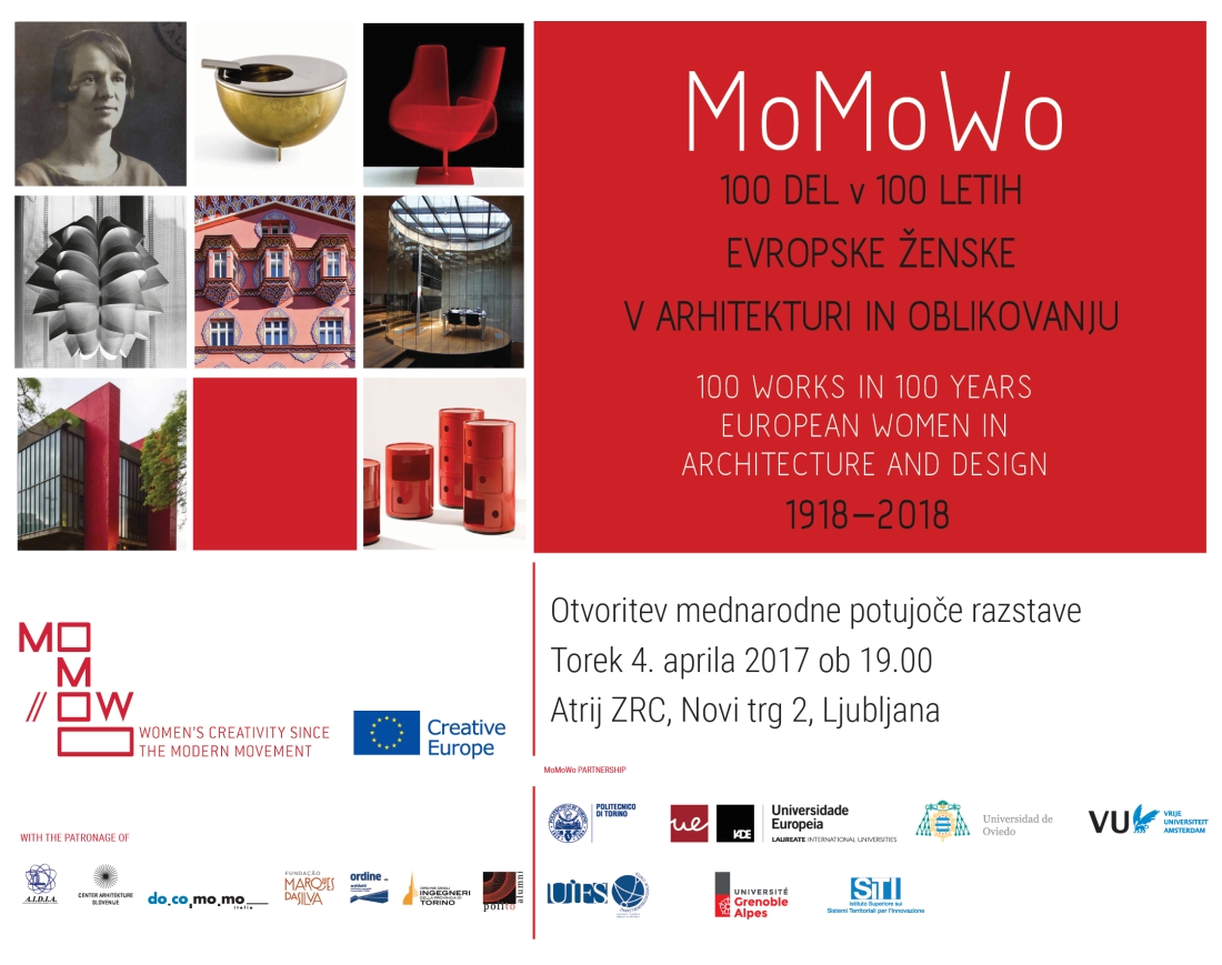 MOMOWO | 100 works in 100 years | European women in architecture and design | 1918–2018