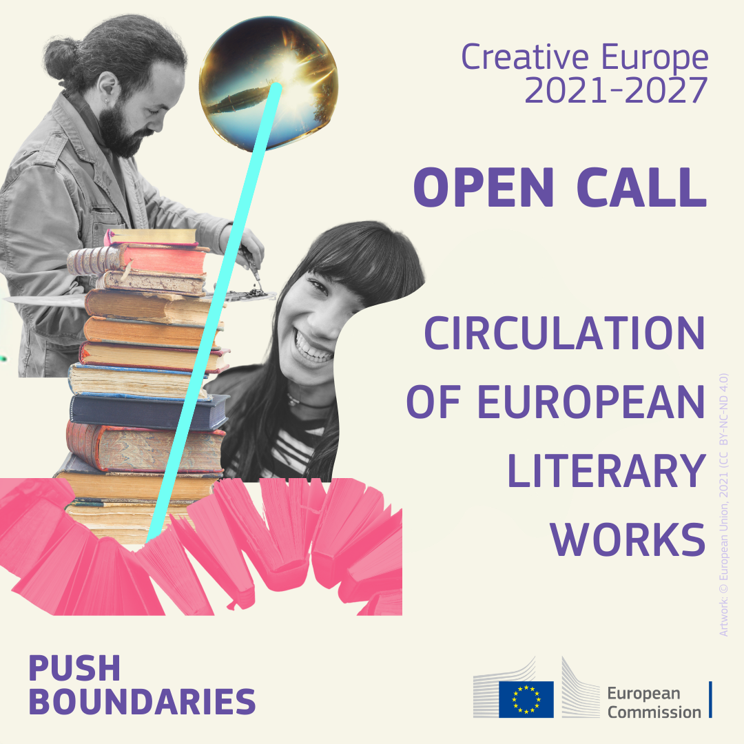 Objavljen razpis Kroženje evropskih literarnih del 2024
