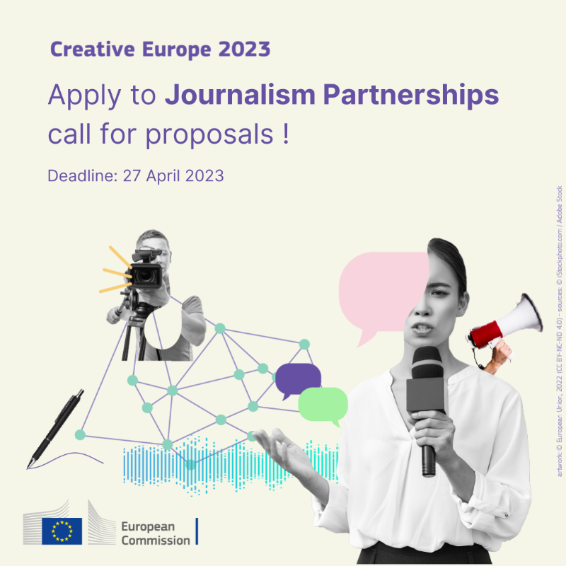 Objavljen razpis Ustvarjalna Evropa za novinarska partnerstva