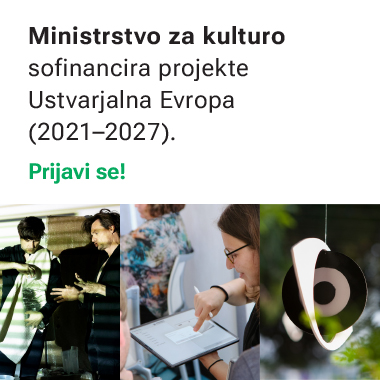 Ministrstvo za kulturo objavilo vabilo k oddaji vlog za sofinanciranje projektov Ustvarjalna Evropa v letu 2024