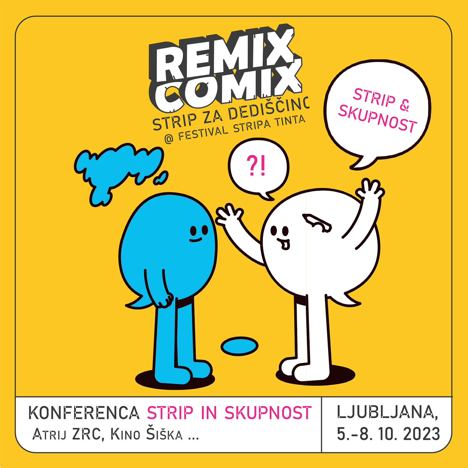 REMIX COMIX – strip za dediščino na festivalu Tinta