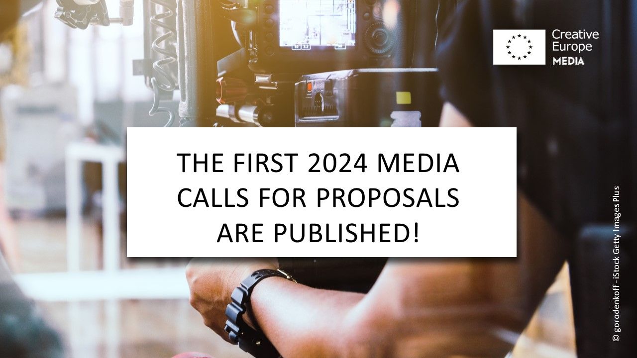 Vas zanimajo razpisi Ustvarjalna Evropa MEDIA za leto 2024?