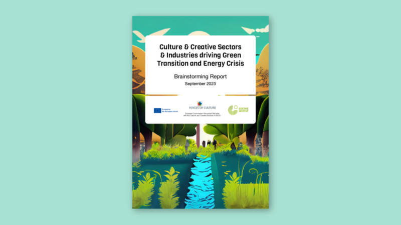 Kako lahko kultura in ustvarjalnost spodbudita zeleni prehod?