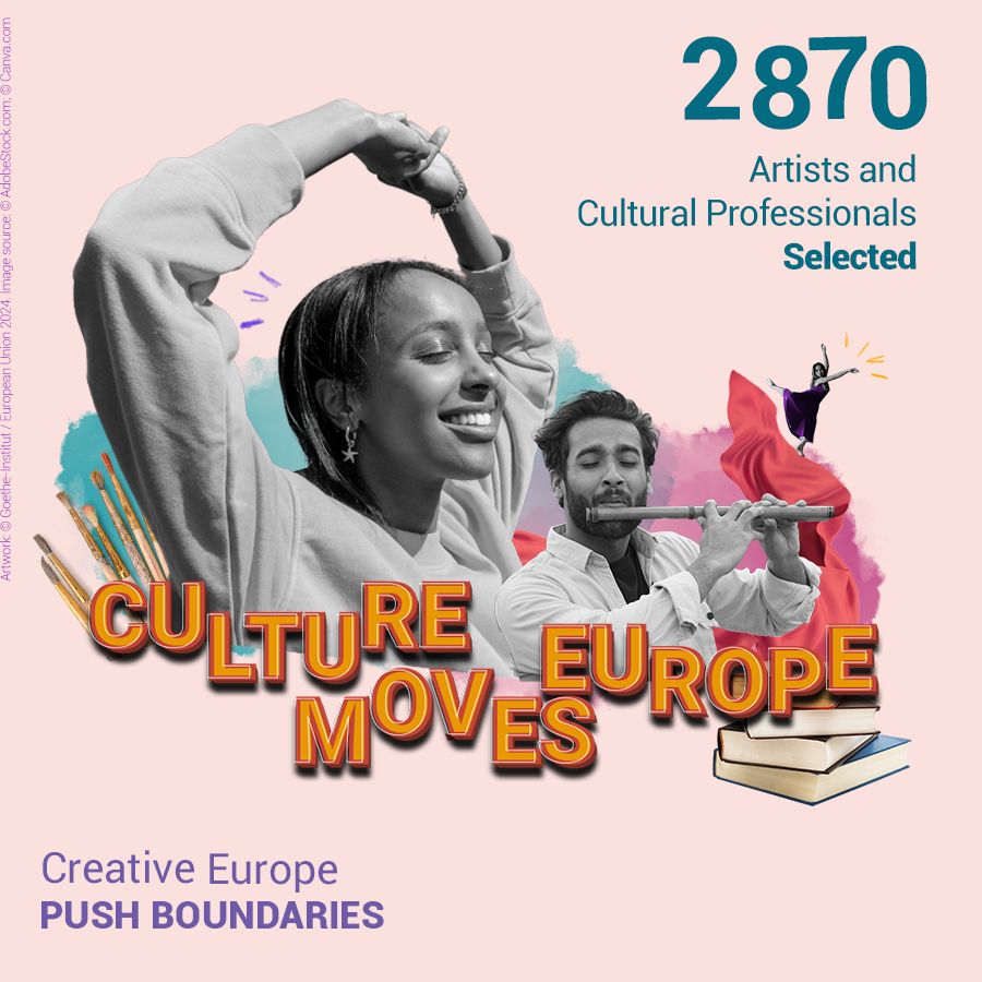 Results for Culture Moves Europe second call for individual mobility are here: 2870 selected