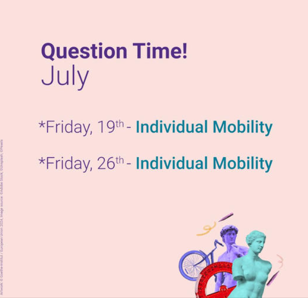 Kultura premika Evropo za individualno mobilnost: julija na informativna srečanja