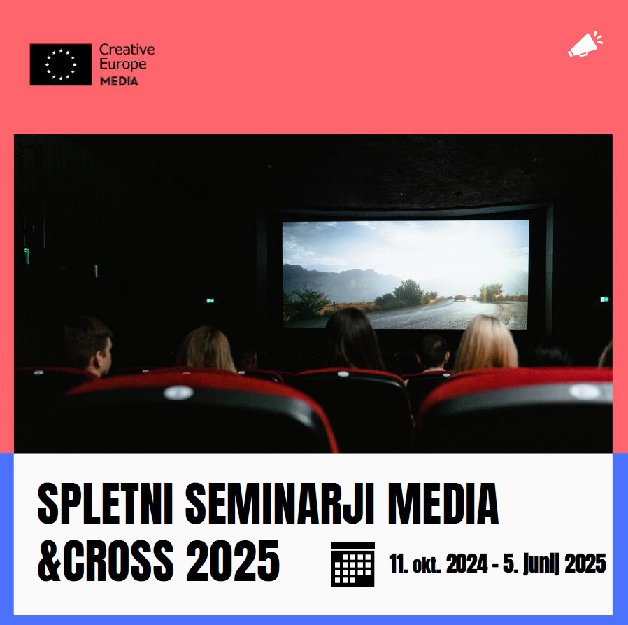 Spletni seminarji EACEA za razpise Ustvarjalna Evropa MEDIA in CROSS 2025