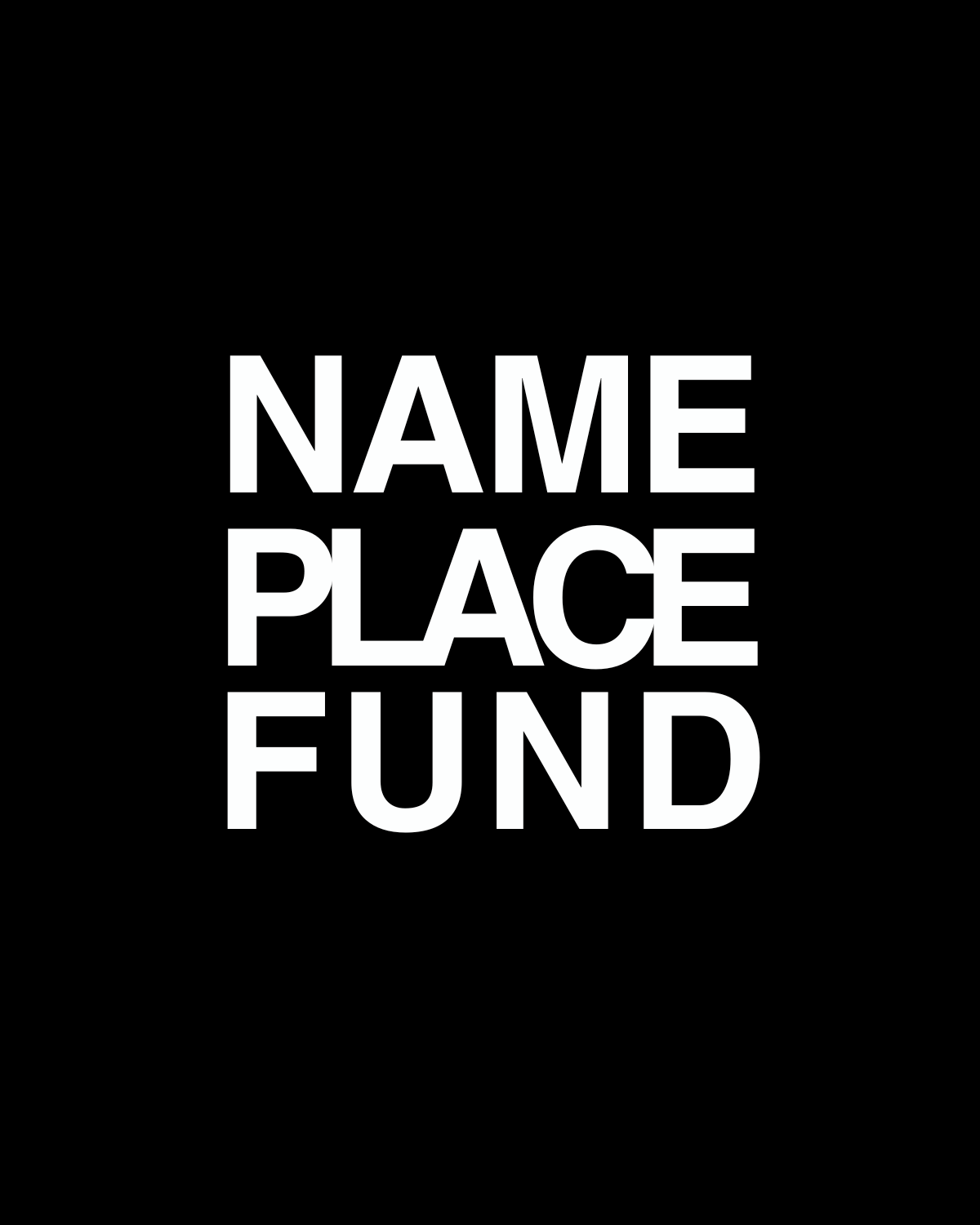 Kampanja #NamePlaceFund